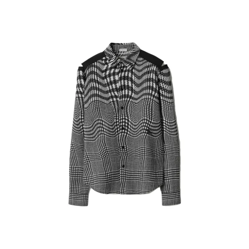 Burberry Shirt Men's Black White-0