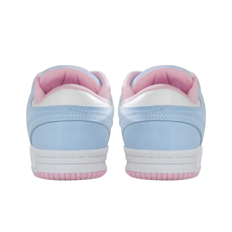 Ollieskate Abrasion Resistant Height Increasing Low Top Skateboard Shoes Unisex Light Blue-4