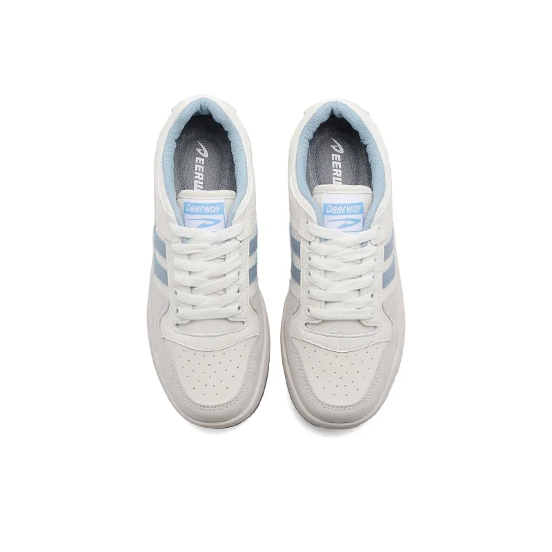 DEERWAY Height Increasing, Abrasion Resistant, Lightweight, And Breathable Low Top Casual Shoes Women's Sea Salt Blue-2