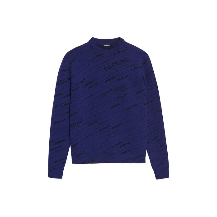 Balenciaga Sweaters Men Blue-0