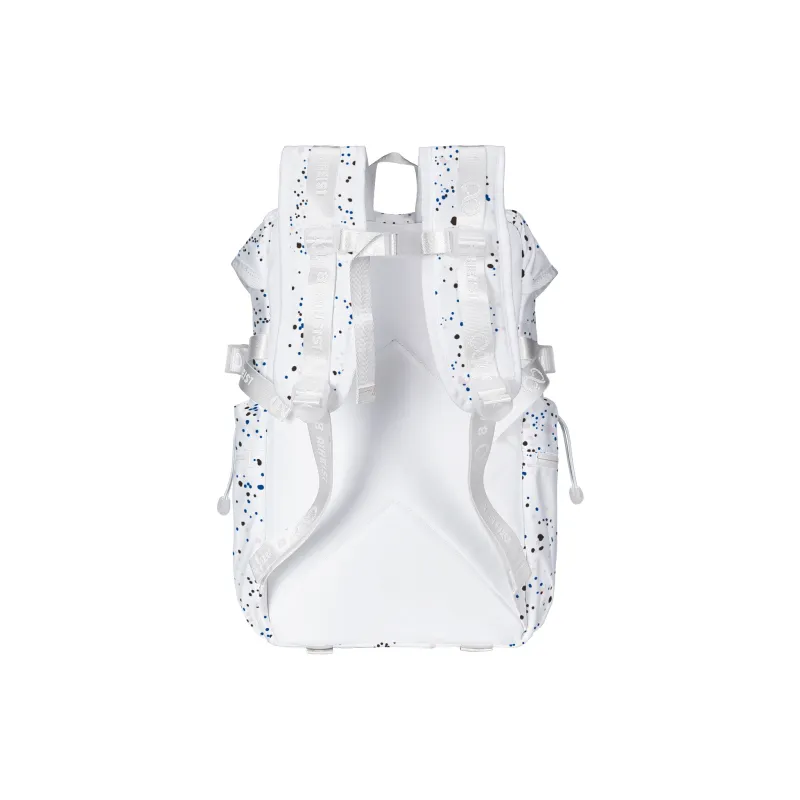 8atheist Polyester Backpack Regular Unisex White-3