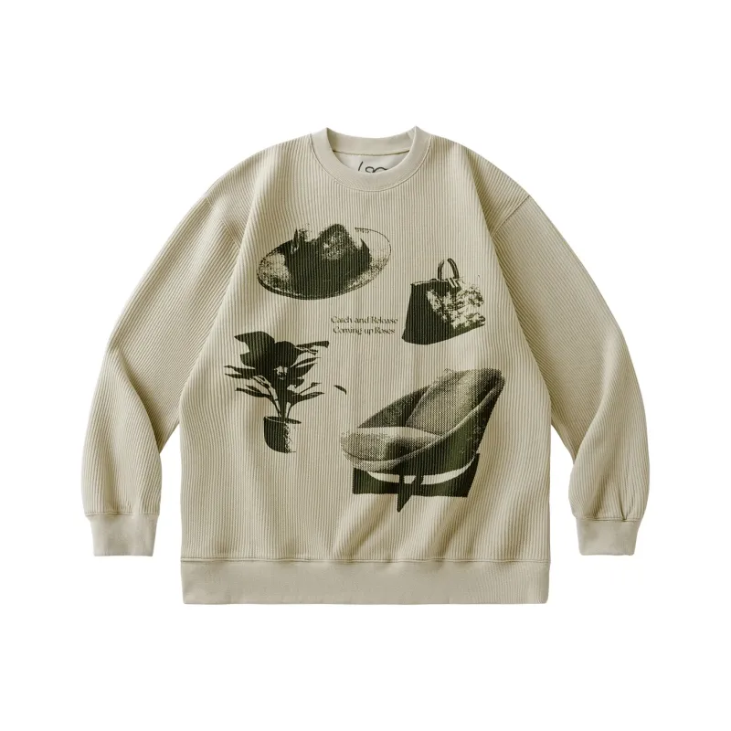 LR MADE Crew Neck Pullover Sweatshirt Unisex-0