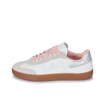 REPLAY Low Top Skateboard Shoes Women's White Gray