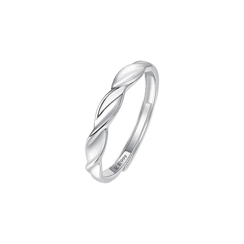 MAGICPOLE 925 Sterling Silver With Zircon Rings Unisex Silver-0