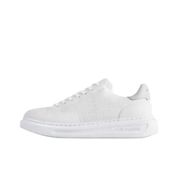 LOUIS VUITTON Beverly Hills Low Top Skateboard Shoes Men's White