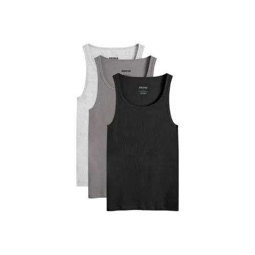 SKIMS Tank Top Men's 3 Pack 3 Pack Light Gray+Dark Gray+Black