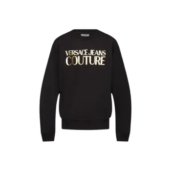 VERSACE JEANS COUTURE Metallic Logo print Sweatshirt