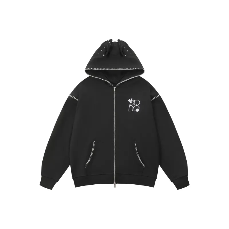 BIPOLAR Sweatshirt Unisex Black Heather Gray-5