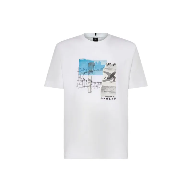 Oakley T Shirts Men White-0