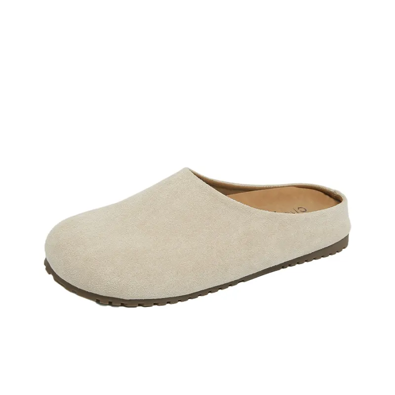 HUANAI Quiet Abrasion Resistant Slip Resistant Closed Toe Slippers Women's-4