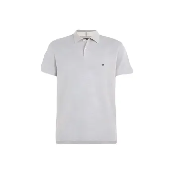 Tommy Hilfiger Polo Shirt Men's Light Gray