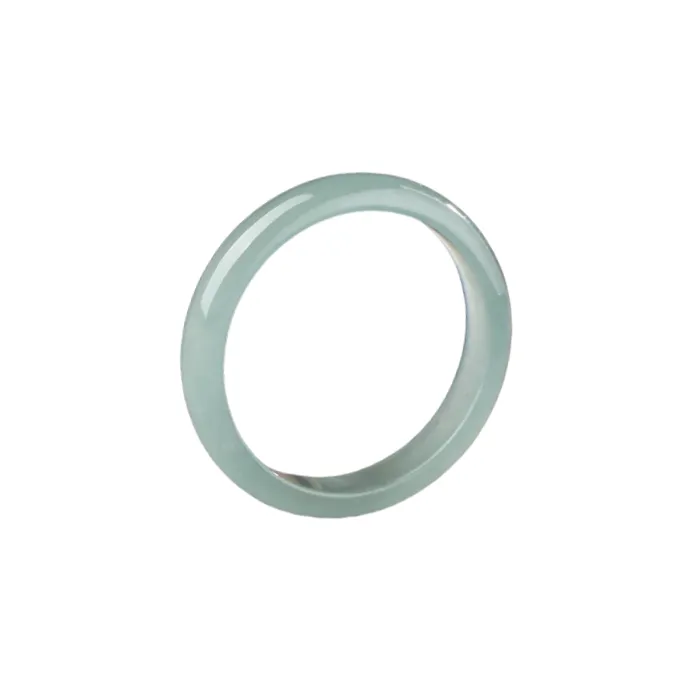 MY WORLD BEGINS AND ENDS WITH YOU Glutinous Jade Jadeite Rings Unisex-0
