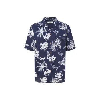 HAZZYS Shirts Men Marine Blue