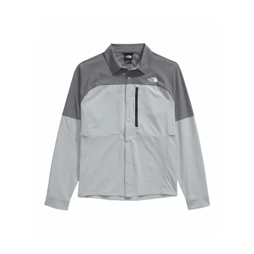 THE NORTH FACE First Trail UPF Shirt Men's High Rise Gray/Smoky Pearl
