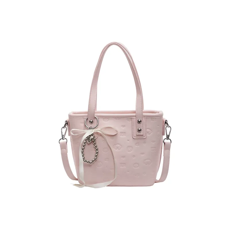 Yalu PU One Shoulder Handbag Women's Black/Pink/Blue/White-8