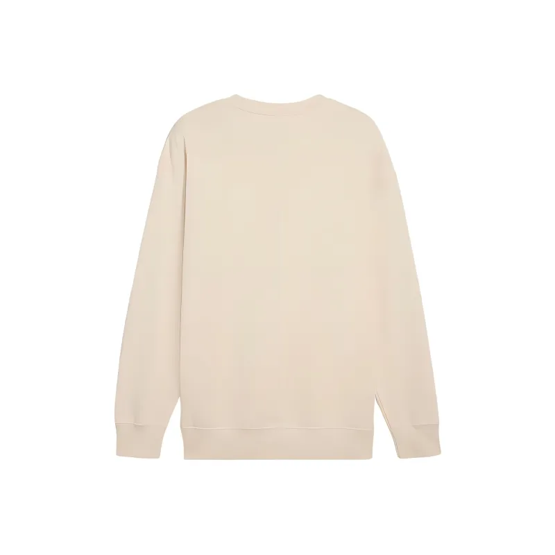 PUMA ESS Wardrobe Relax Crew Sweatshirt Men's Beige-1