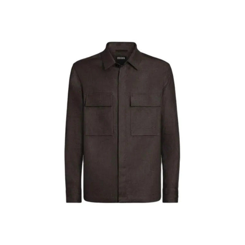 Zegna Oasi Linen Overshirt-0