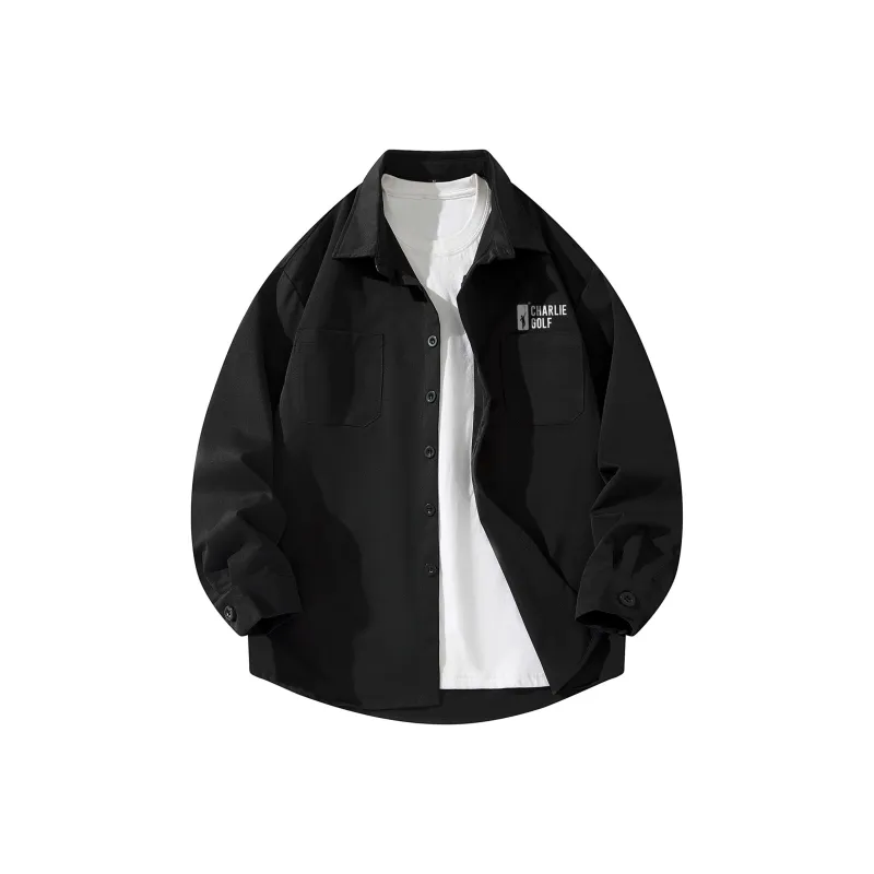 CHARLIE GOLF Shirt Unisex Black-0