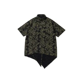 GENANX Shirts Men Olive Green