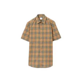 Burberry Nova Check Pattern Cotton Shirt