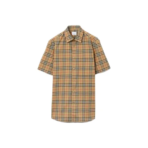 Burberry Nova Check Pattern Cotton Shirt