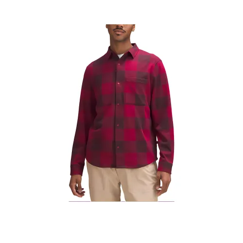 Lululemon Soft Knit Shirt Men's Red