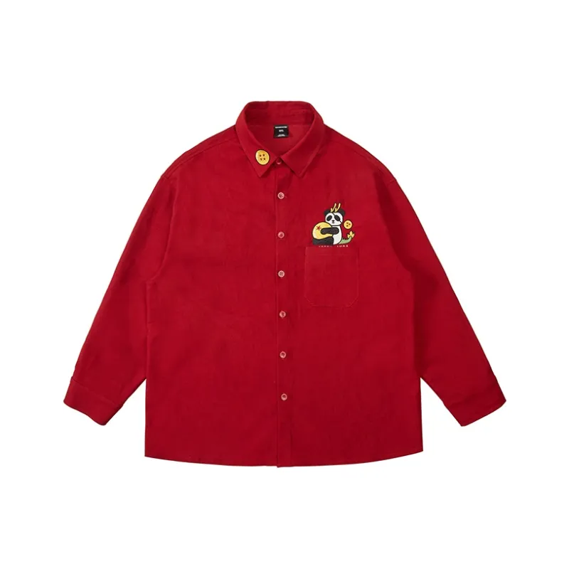 WAYNEXZAVIER Shirts Men Burgundy-0