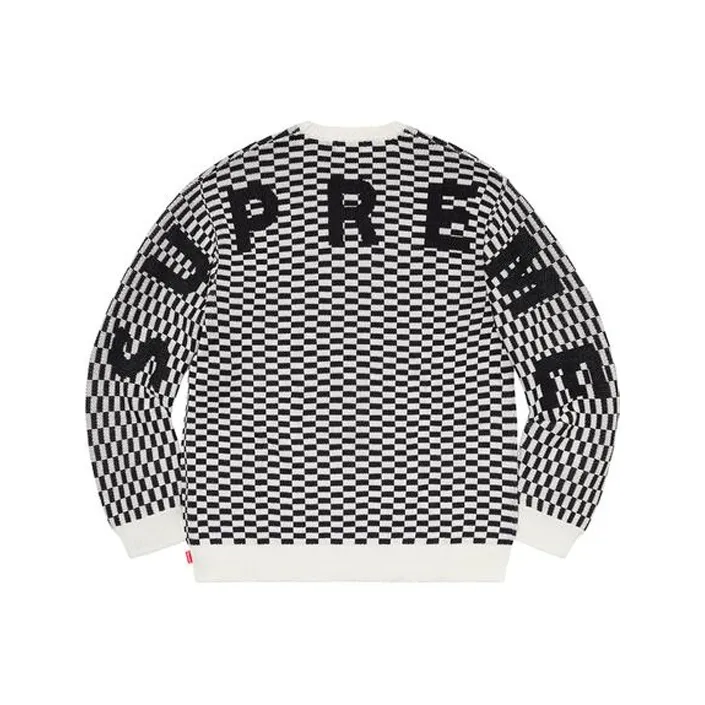 Supreme Back Logo Sweater-8