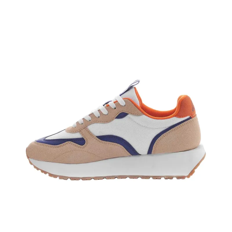 Kappa Anti Slip Wear Resistant Low Top Running Shoes Men's White Umber-2