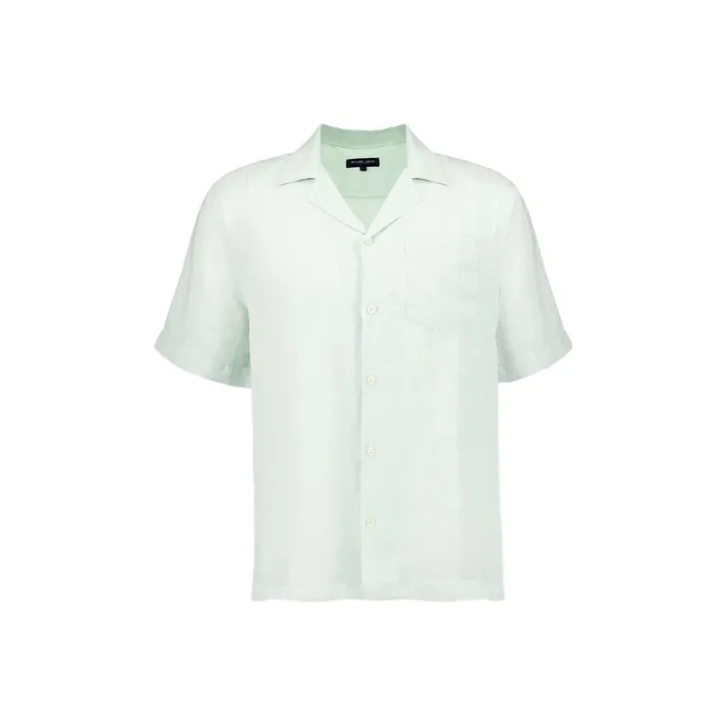 Frescobol Carioca Short sleeve Linen Shirt-0