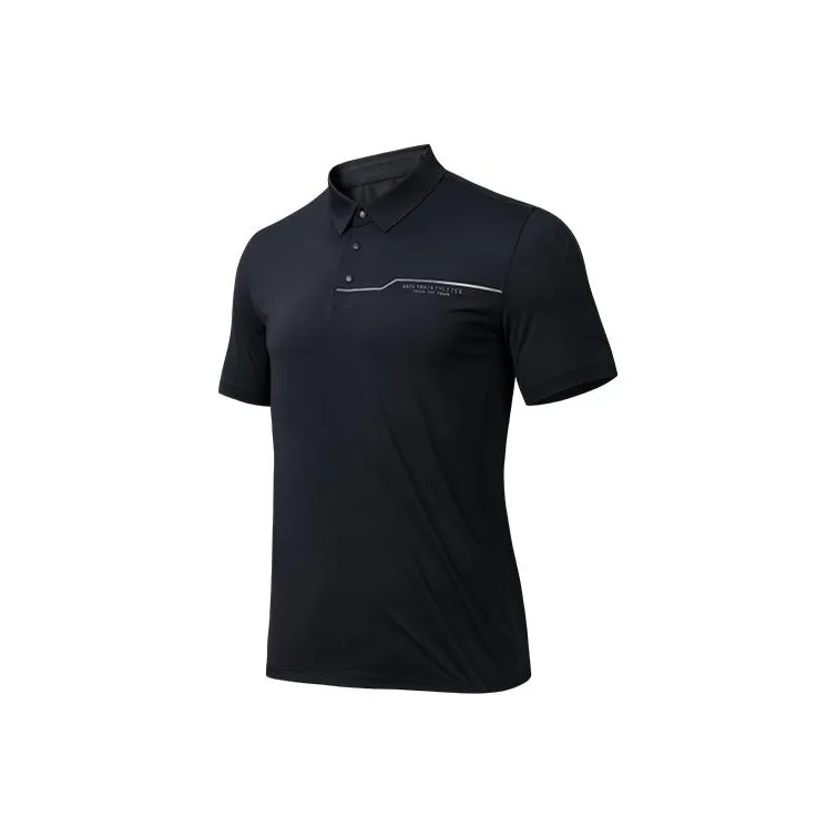 Anta Variety Training Collection Polo Shirt Men's Basic Black-0
