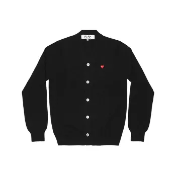 CDG Play Sweaters Men Black