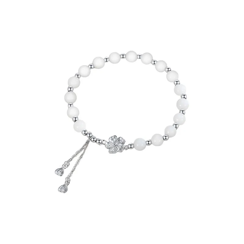 YINSHANGYA Bracelets White Jade Women's-0