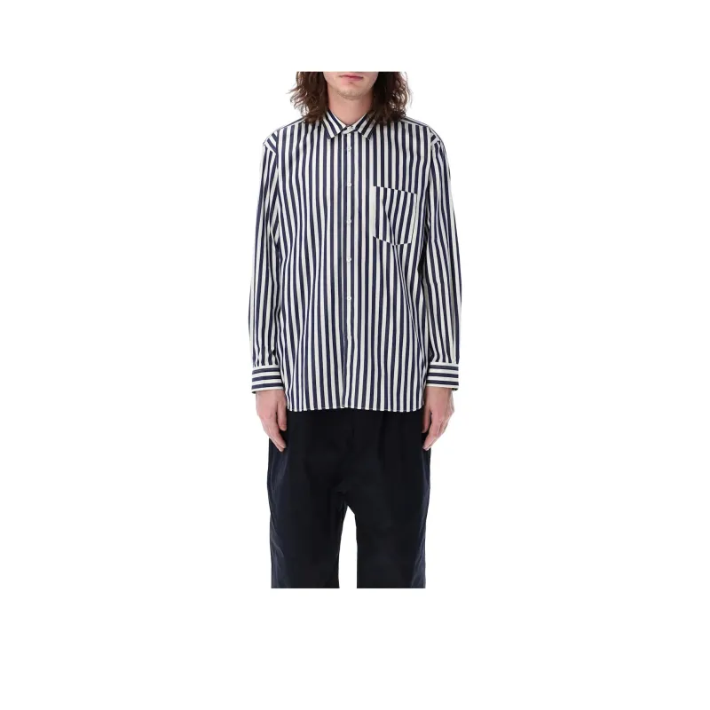 COMME DES GARCONS SHIRT Striped Buttoned Shirt-2