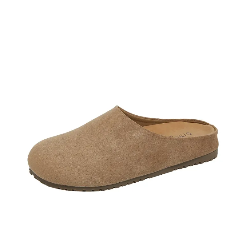 HUANAI Quiet Abrasion Resistant Slip Resistant Closed Toe Slippers Women's-13