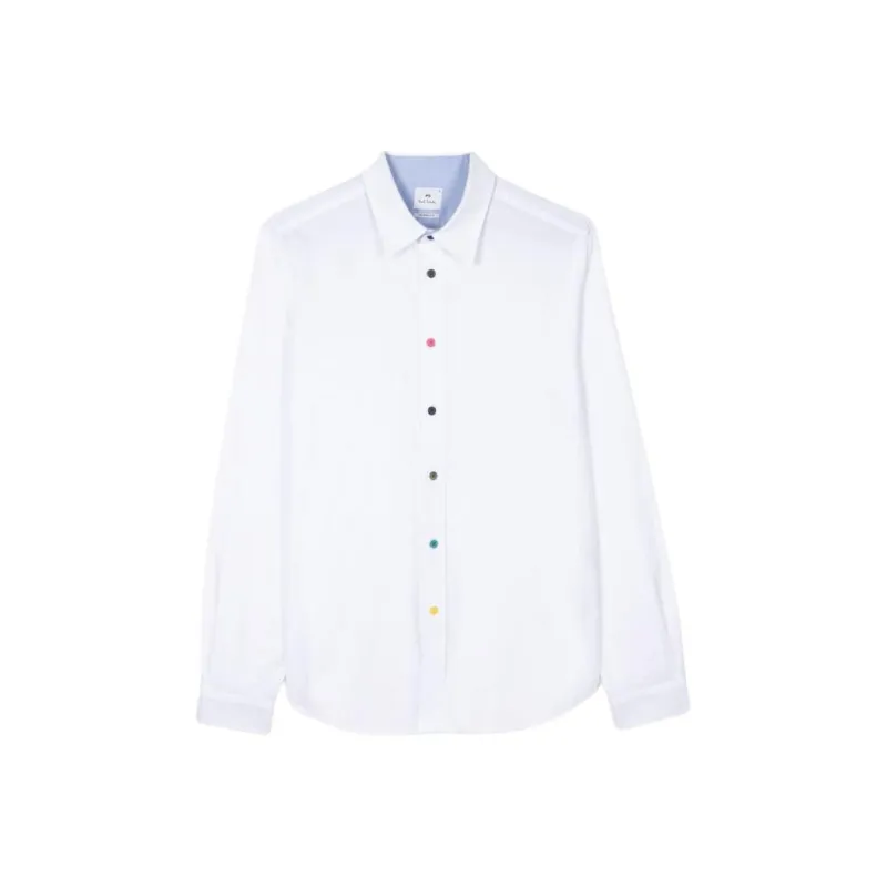 Paul Smith Curved Hem Oxford Shirt-0