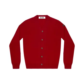 CDG Play Sweaters Men Red