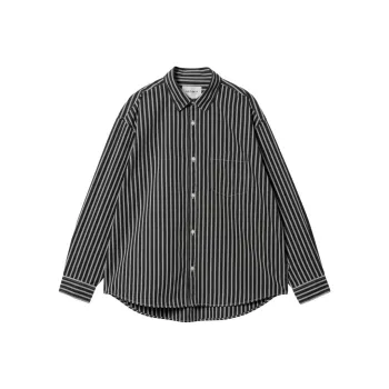 Carhartt WIP Ligety Stripe Shirt Men's Black