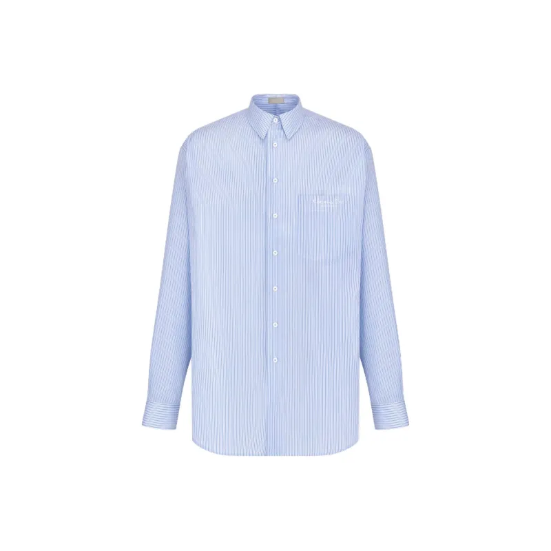 DIOR Shirts Men Blue-0