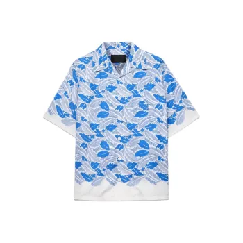 PRADA Shirts Men Blue