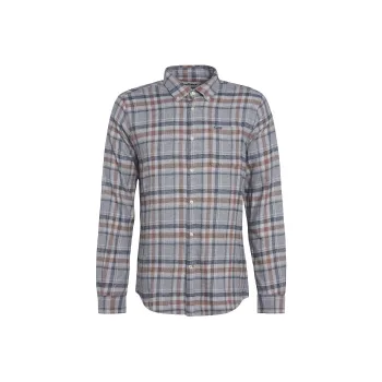 BARBOUR Barbour Eddleston Tailored Shirt Shirt Men's Gray