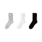 3 Pack (Light Heather Gray+White+Black)