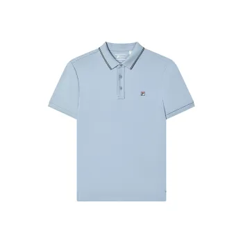 FILA Polo Shirt Men's Bamboo Prosperity Blue