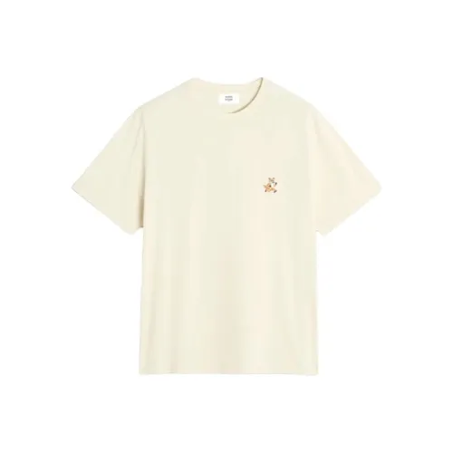 Maison Kitsune Speddy Fox Patch Crewneck T Shirt