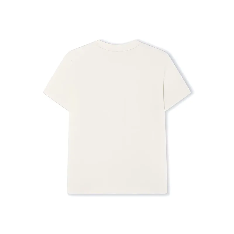 FILA x LUSUO T Shirt Women's Oat Beige-1