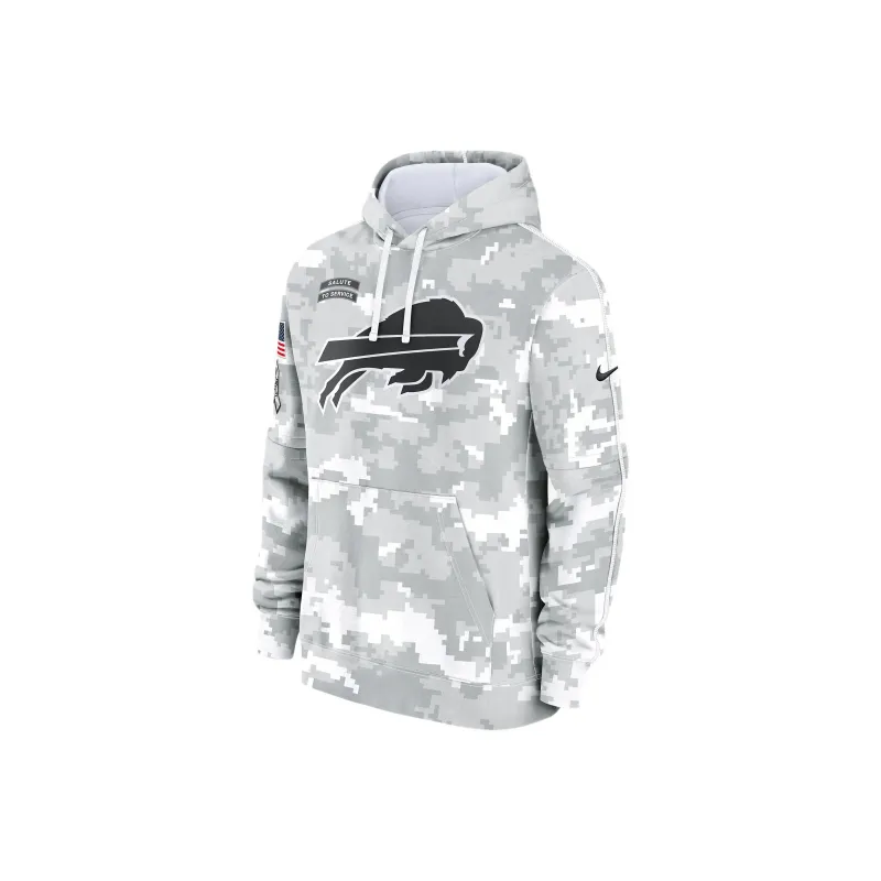 Nike Buffalo Bills Salute To Service Primary Edge Club Men's Nike Nfl Pullover Hoodie-0