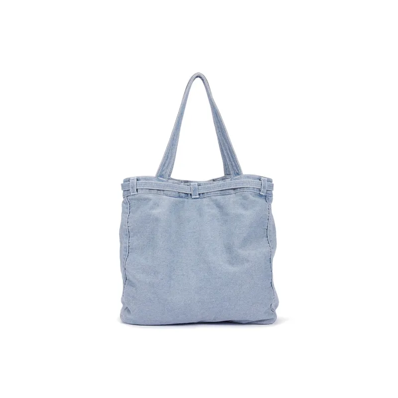 Dubaolu Fabric Shoulder Bag Large Size Women's Denim Blue-2