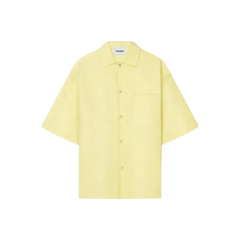 NANUSHKA Bodil Short sleeve Cotton Shirt-0