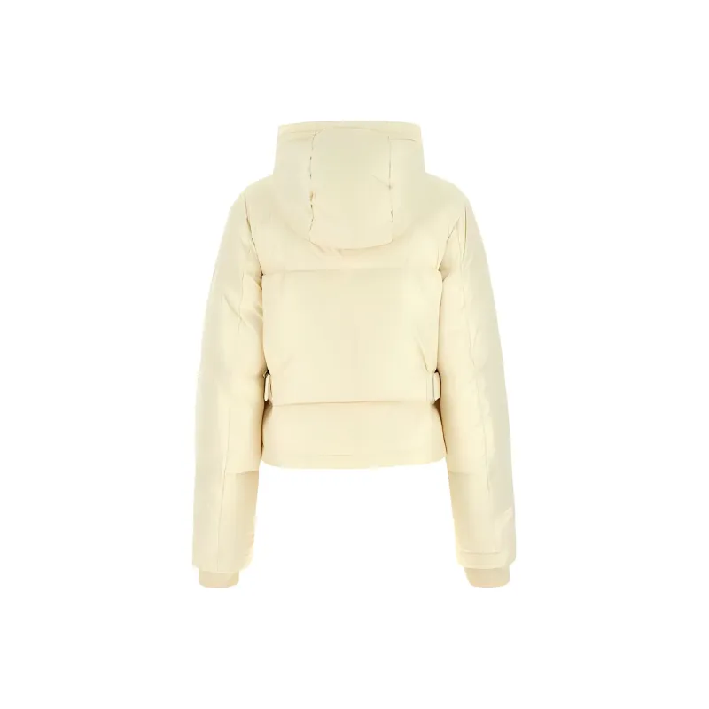 FENDI FW22 Down Jacket Coat Women's Beige Yellow-1
