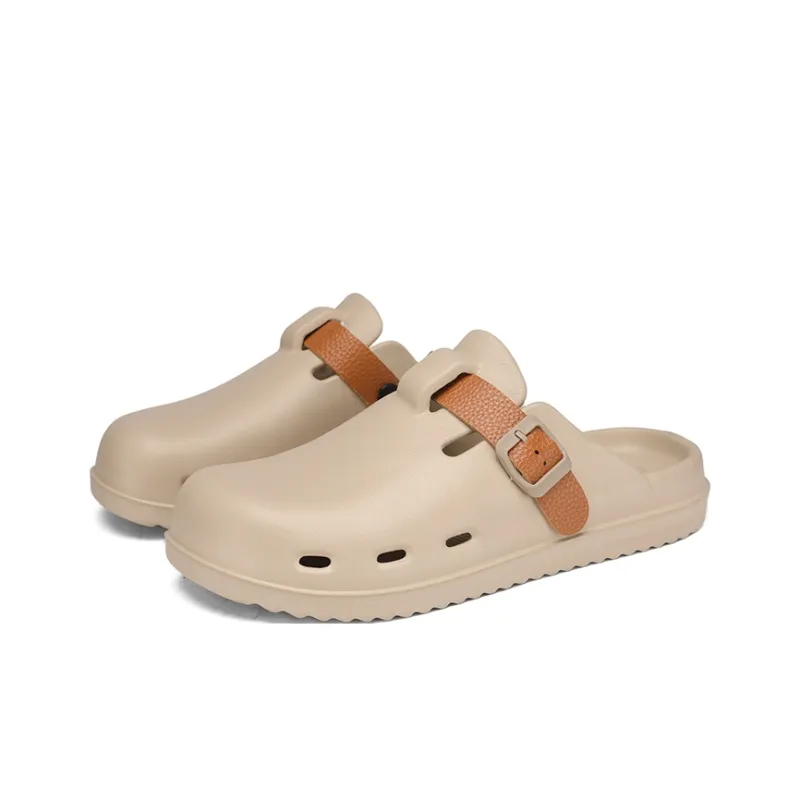 OUGLEMEN Closed Toe Slippers Men's-12